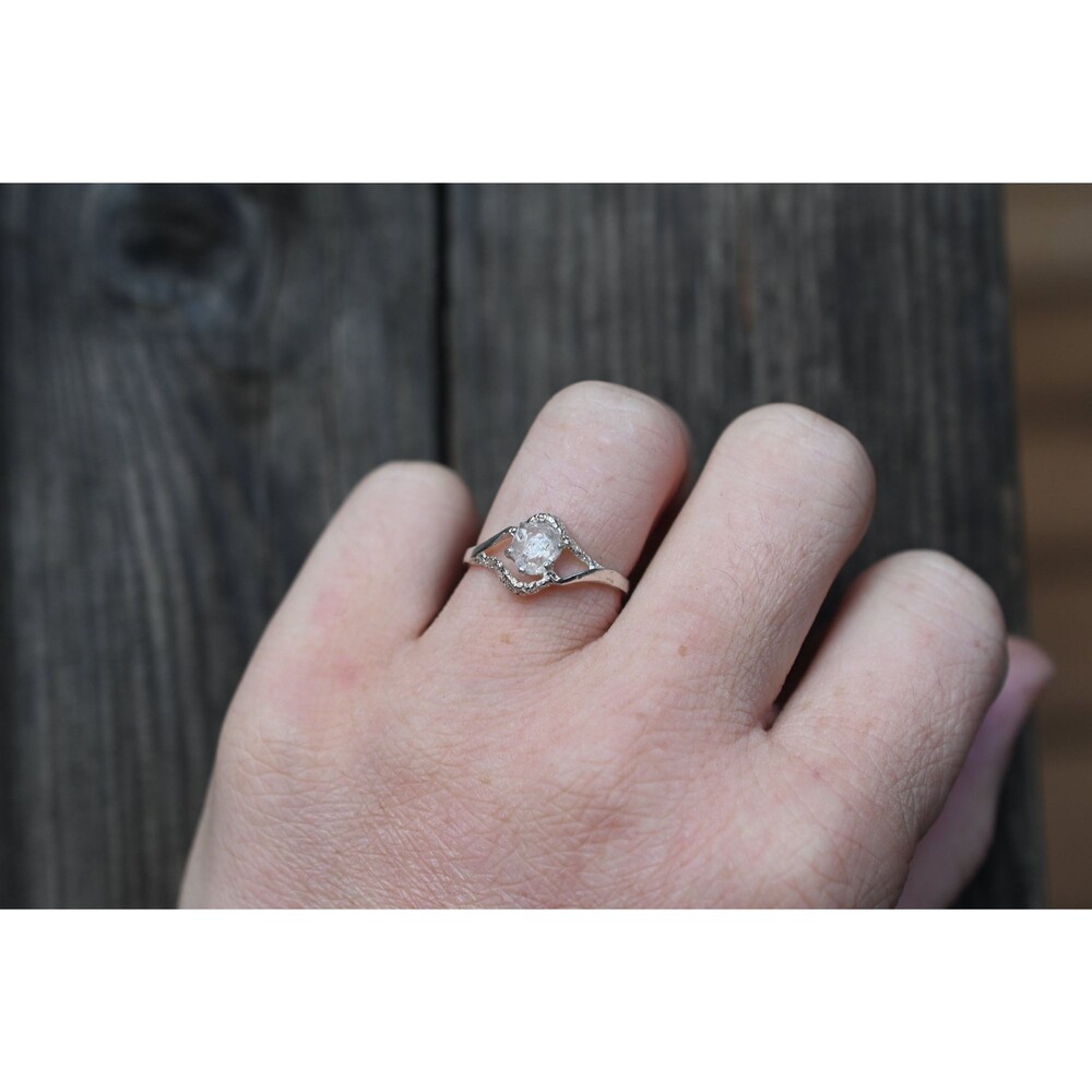 Engagement rings, raw diamond ring, raw stone ring, alternative engagement ring,